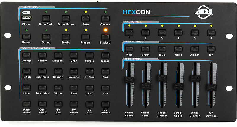 

Контроллер освещения ADJ Hexcon для серии HEX American DJ HEX001