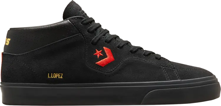 

Кеды Converse Louie Lopez Pro Mid Mi Gente Capsule - Black Poppy Glow, черный