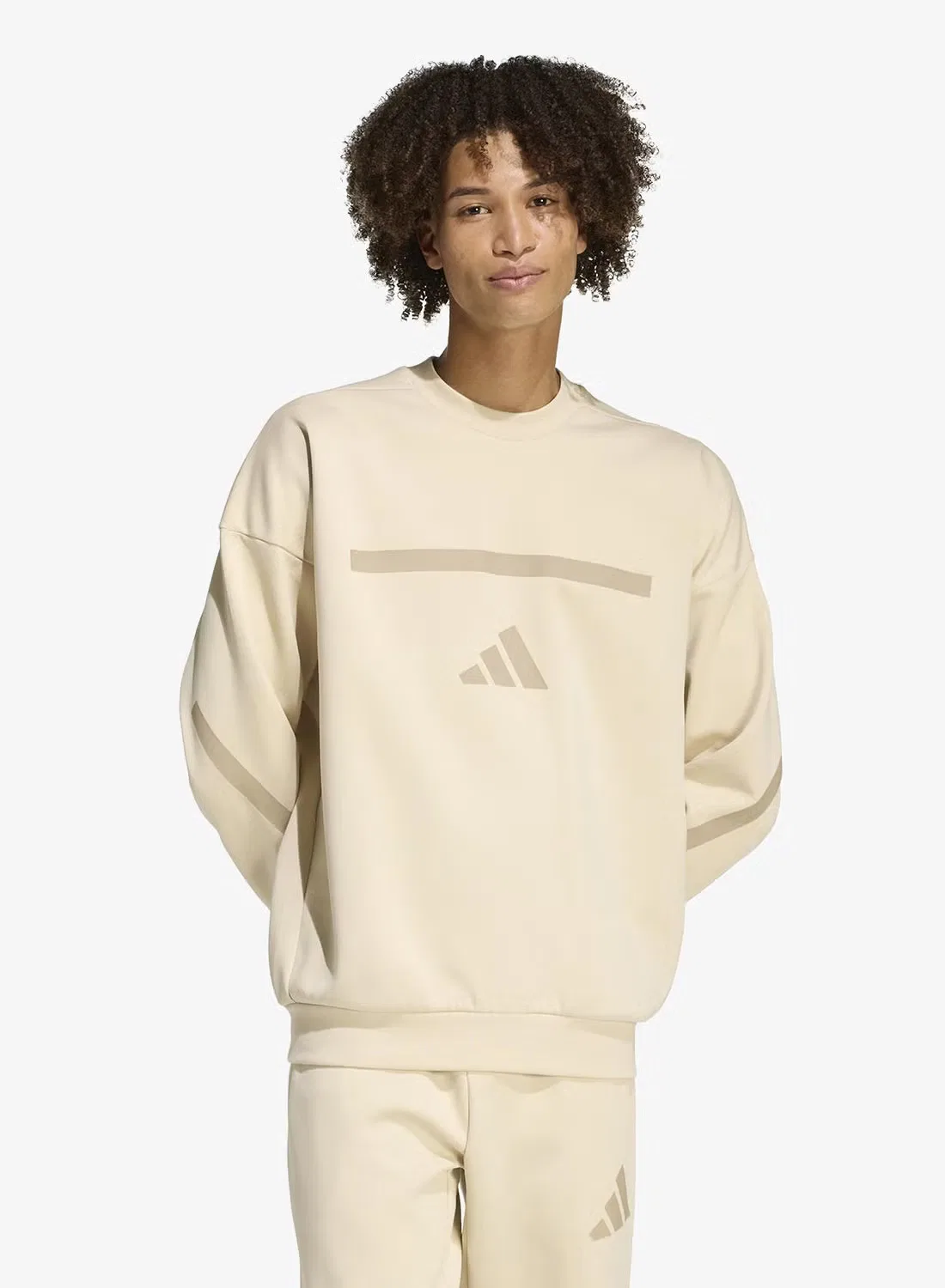 Свитшот Z.N.E. Adidas, коралловый