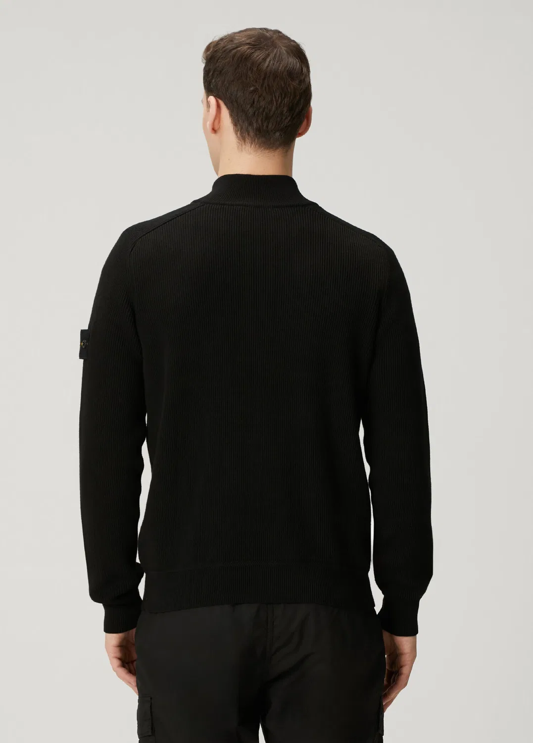 Свитер Stone Island Regular Fit, черный — фото 4
