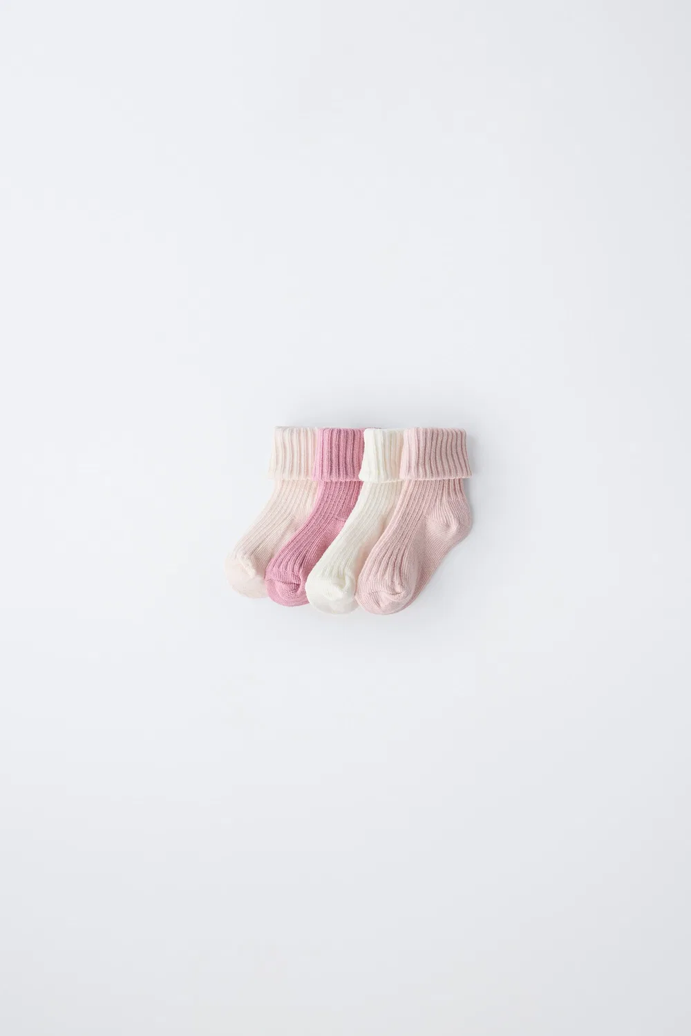 Набор из 4 цветных носков в коробке ZARA, Pink — фото 2