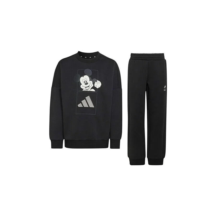 Детский спортивный комплект из двух предметов с принтом Микки Маус adidas LK Disney Mickey Mouse Jog KG6127, Черный