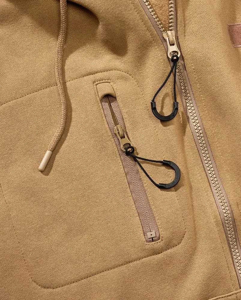 Мужская куртка Tactical Sweat Jacket Brandit, Brown — фото 2