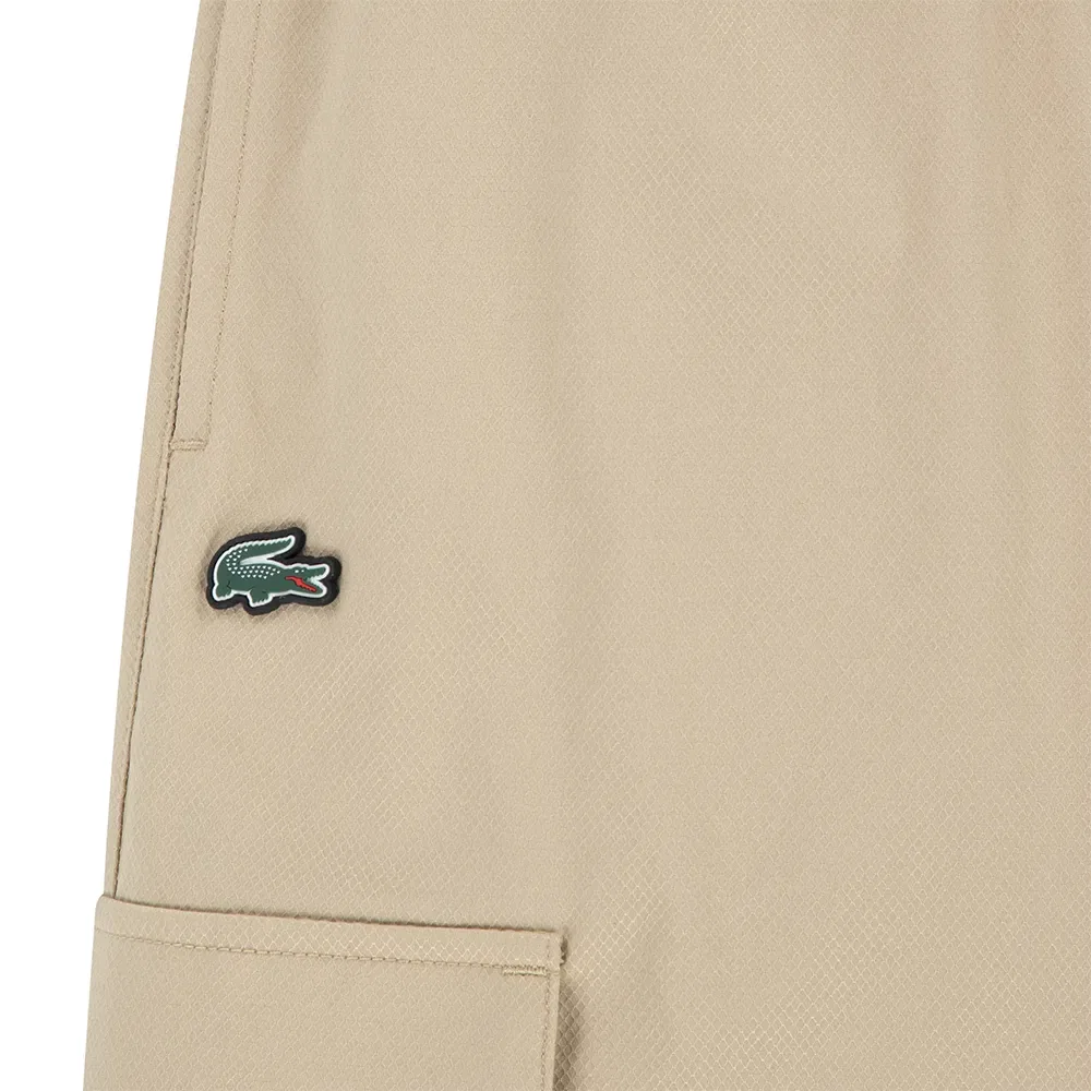 Брюки карго Lacoste Kids Life Croc Woven, бежевый — фото 2