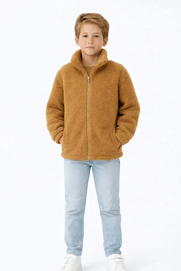 Детская куртка для девочек с длинным рукавом Esila Kids, Brown