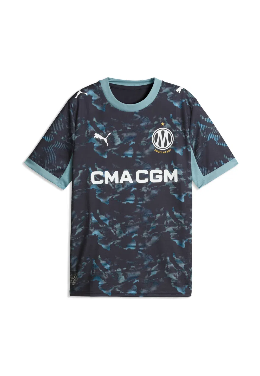Olympique de Marseille 26/27 auswärtstrikot унисекс - клубная одежда Puma, New Navy-Baltic Sea Blue — фото 4