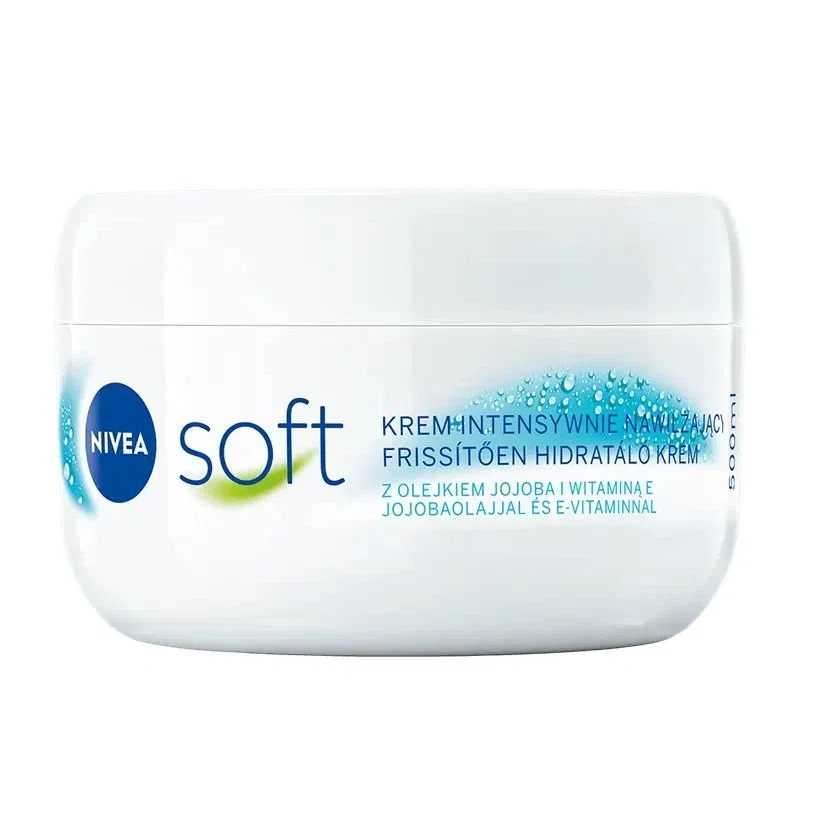 Крем для лица 24-часовой Nivea Soft, 500 мл