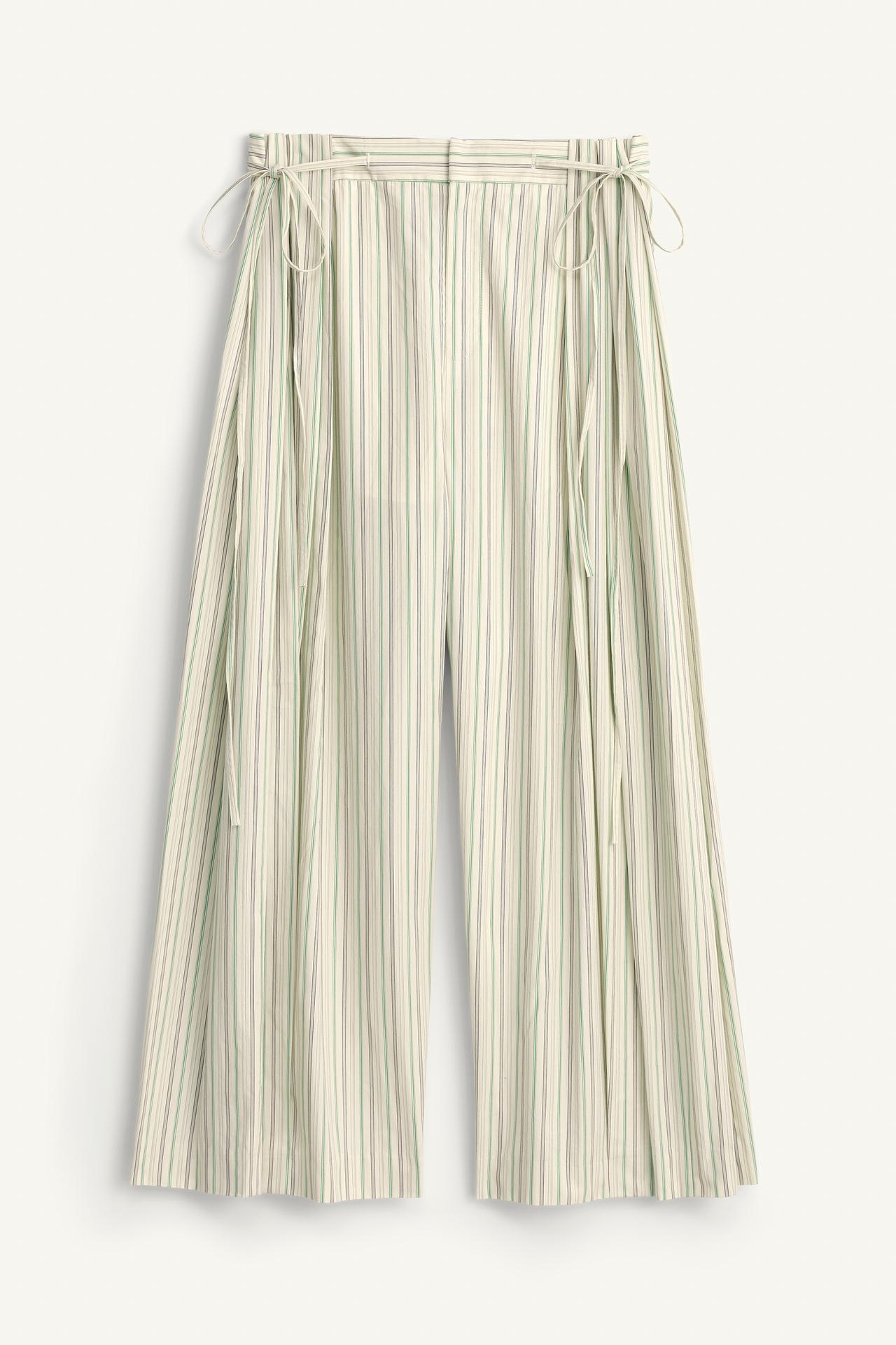 

Брюки Zara Limited Edition Striped Pyjama-Style