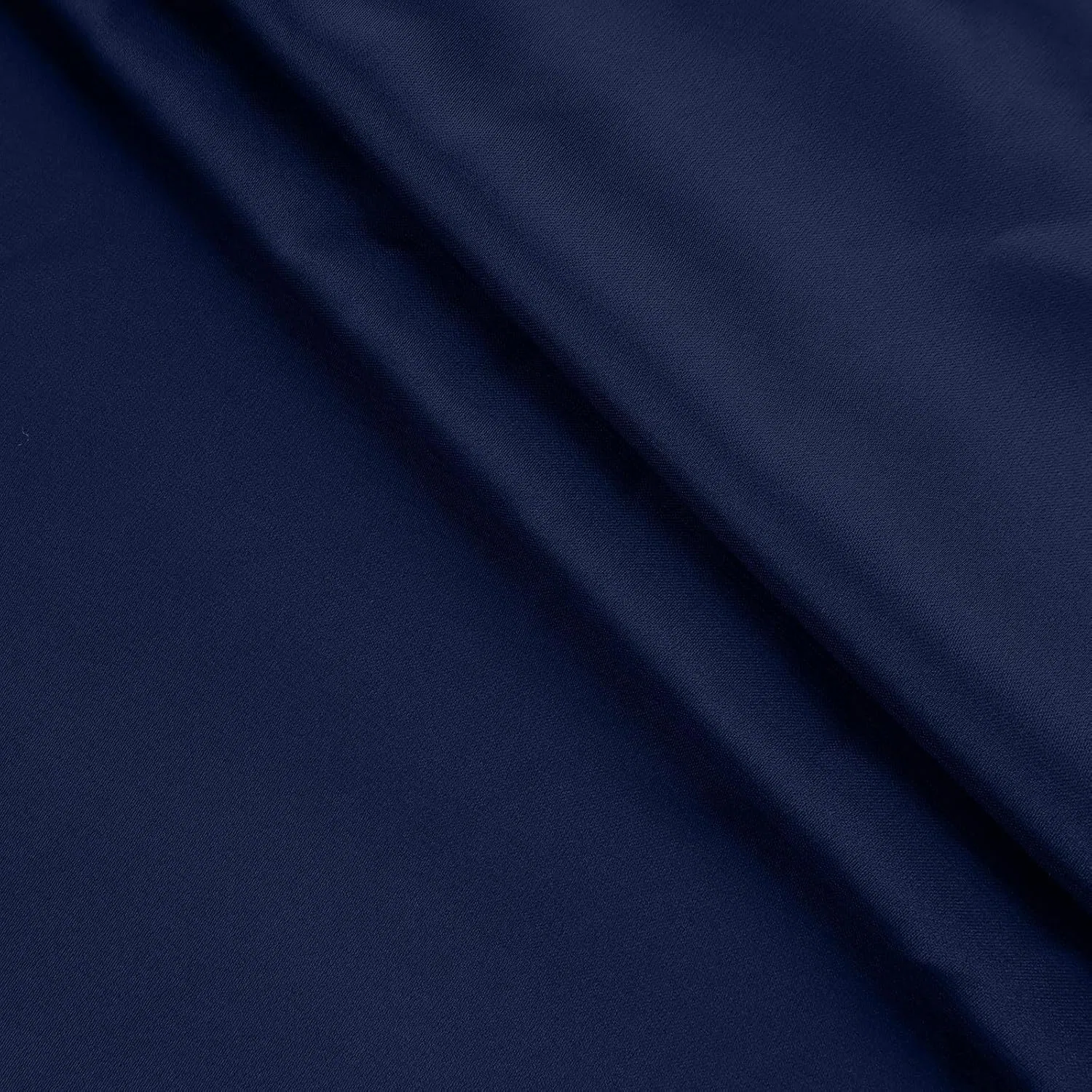 Женские бермуды сатиновые свободные с карманами, Navy — фото 4