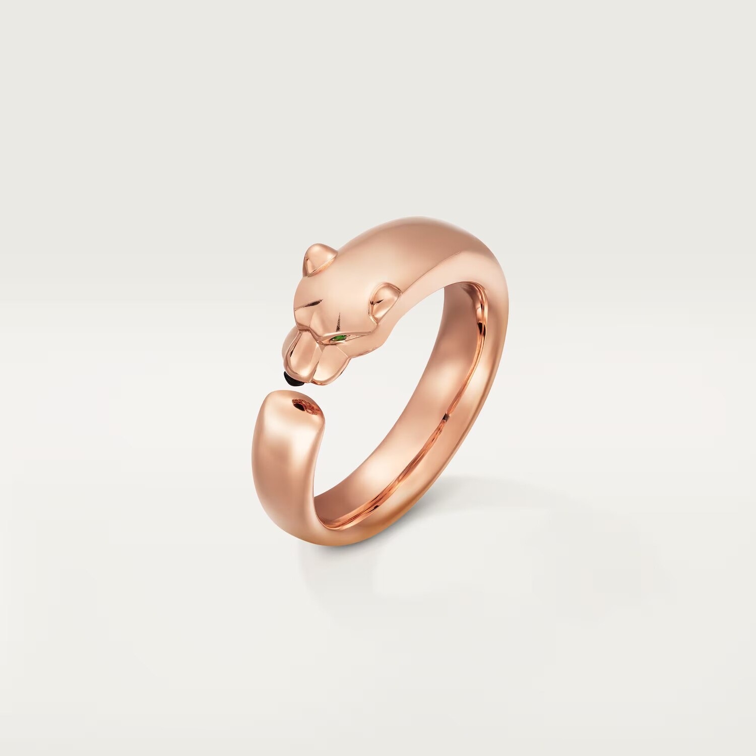 

Кольцо Cartier Panthère de Cartier, розовое золото/оникс/цаворит