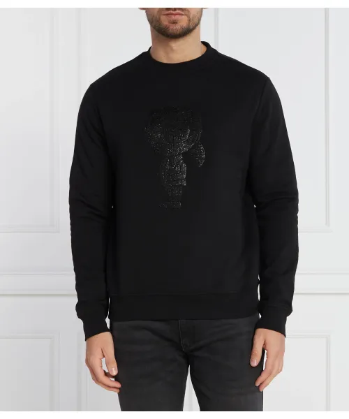 

Толстовка с круглым вырезом Regular fit Karl Lagerfeld, черный