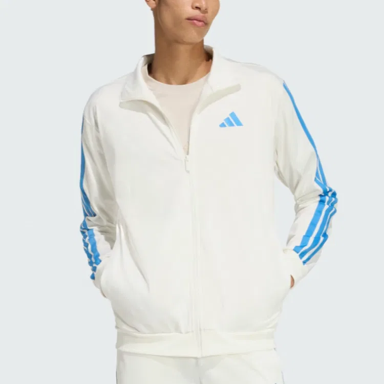 Куртка Track Jacket, Adidas, Ecru — фото 4