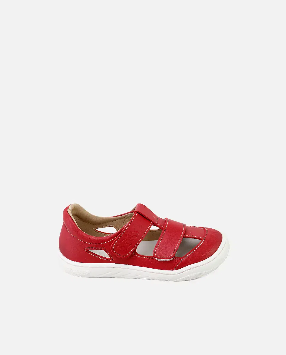 Детские сандалии barefoot из кожи Eli 1957, Rojo