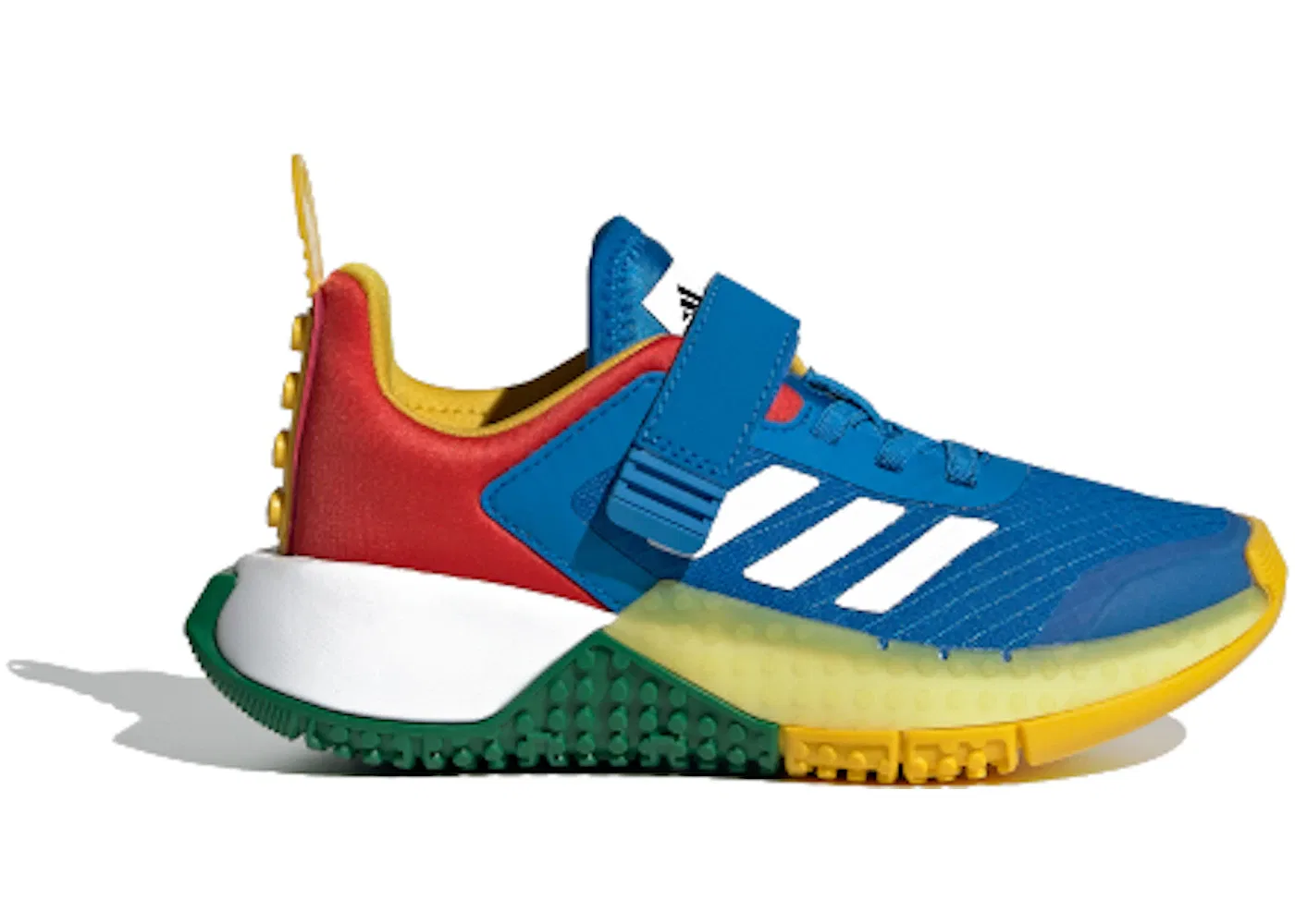 Детские кроссовки с принтом LEGO Adidas Sport Shoe, Shock Blue/Shock Red/Green