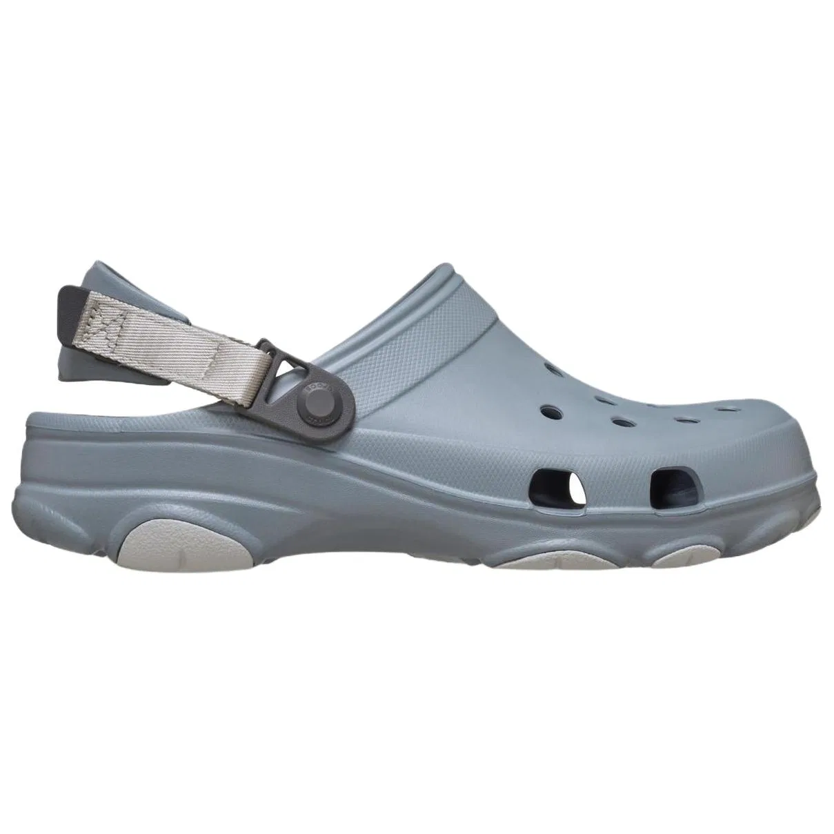 Детские сабо с принтом All Terrain Clogs Crocs, Light Blue — фото 3