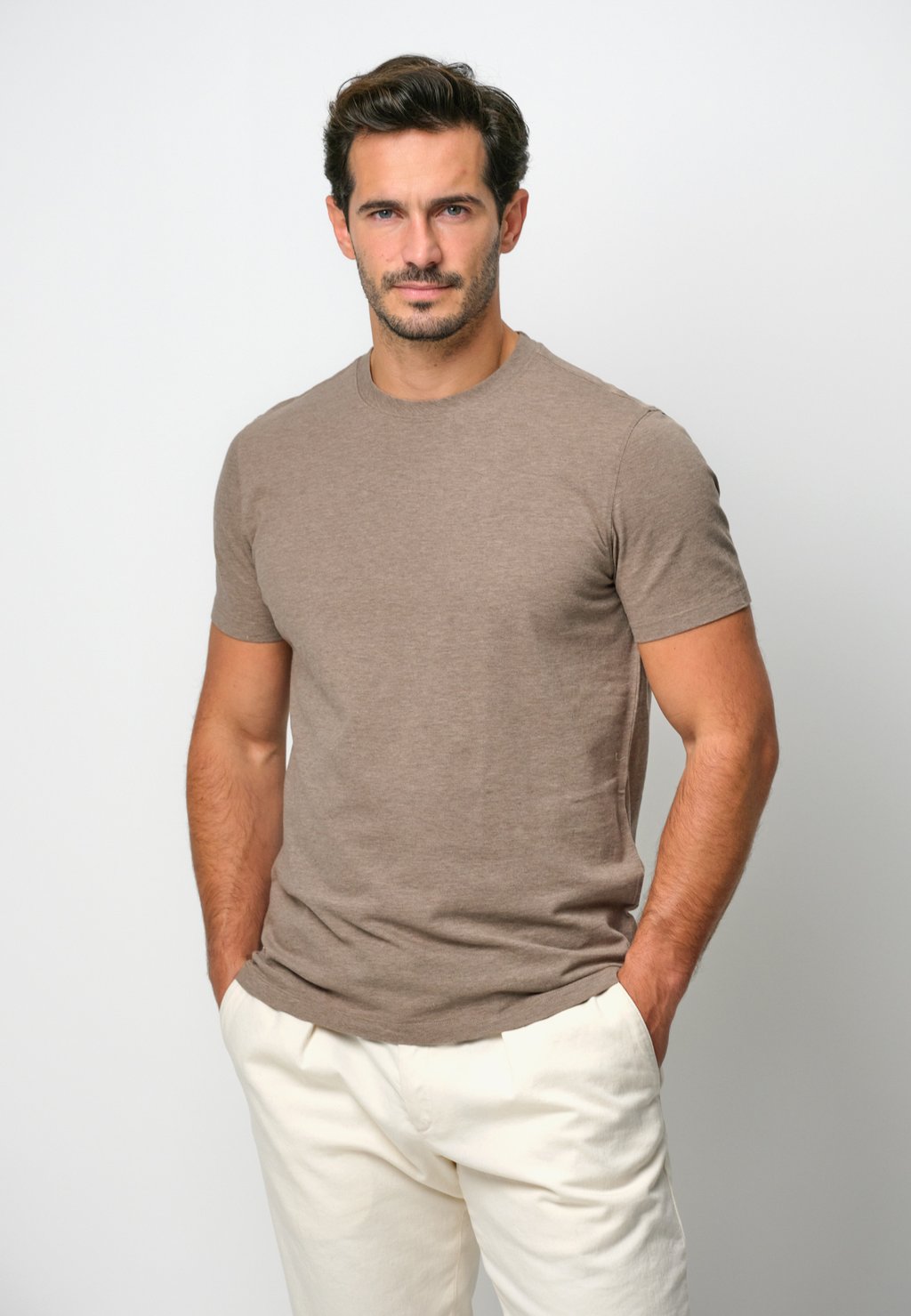

Базовая футболка SHORT SLEEVE PROFUOMO, коричневый