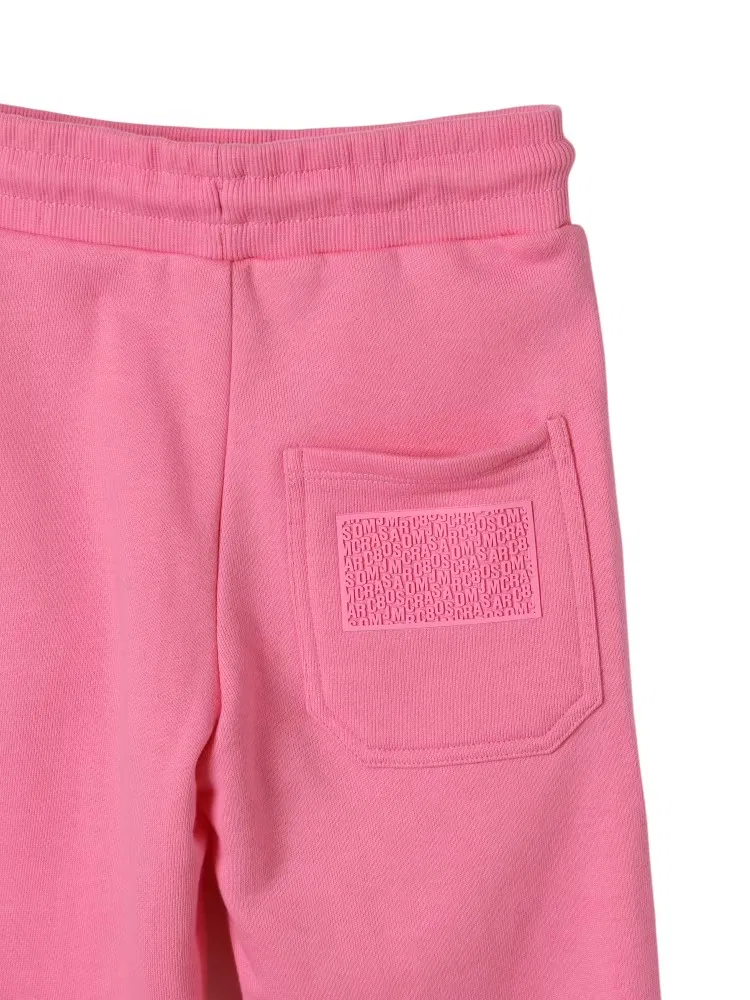 Спортивные штаны с утяжкой MJ Logo Little Marc Jacobs, Fuschia — фото 3