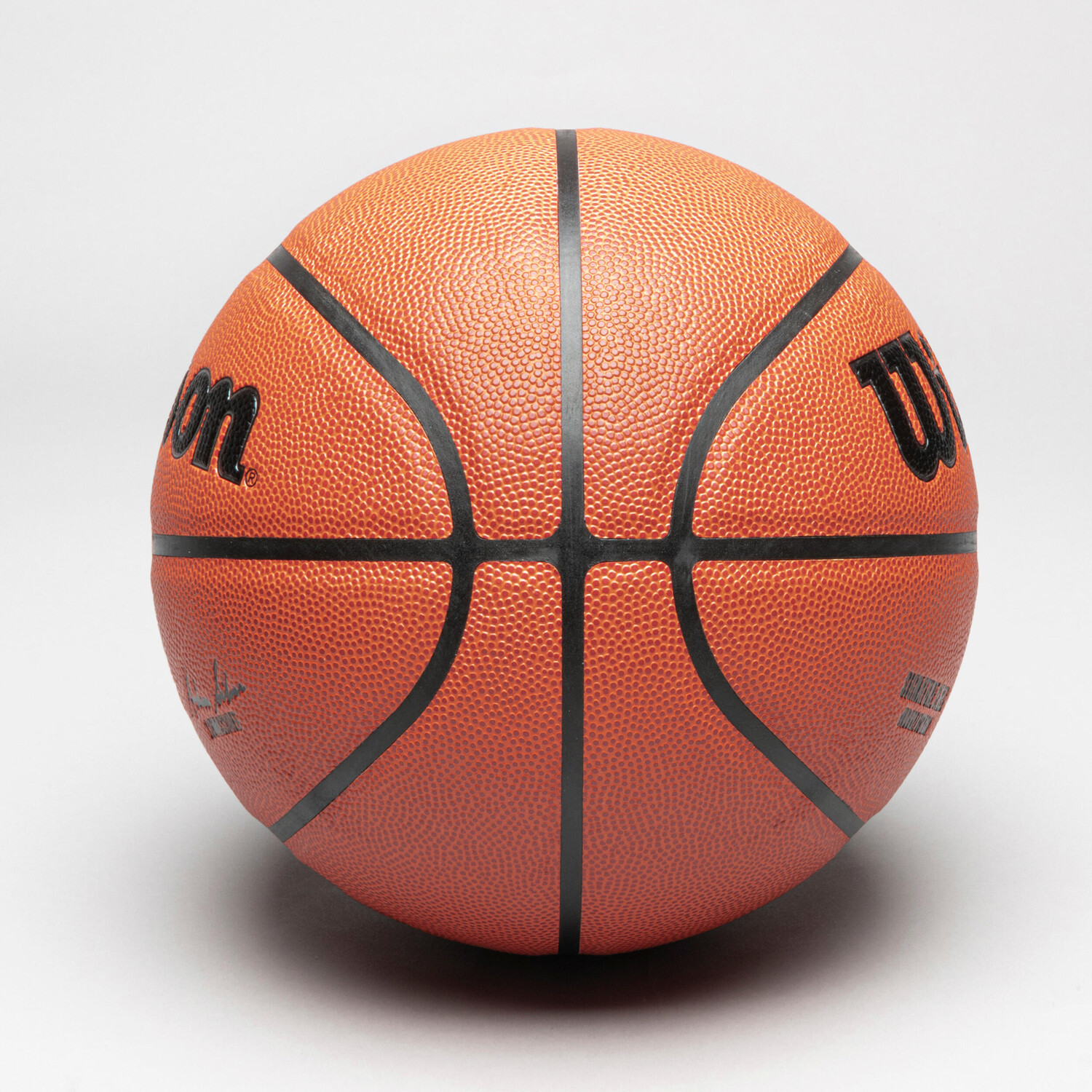 Мяч баскетбольный размер 7 - Signature Series S7 NBA оранжевый WILSON — фото 3