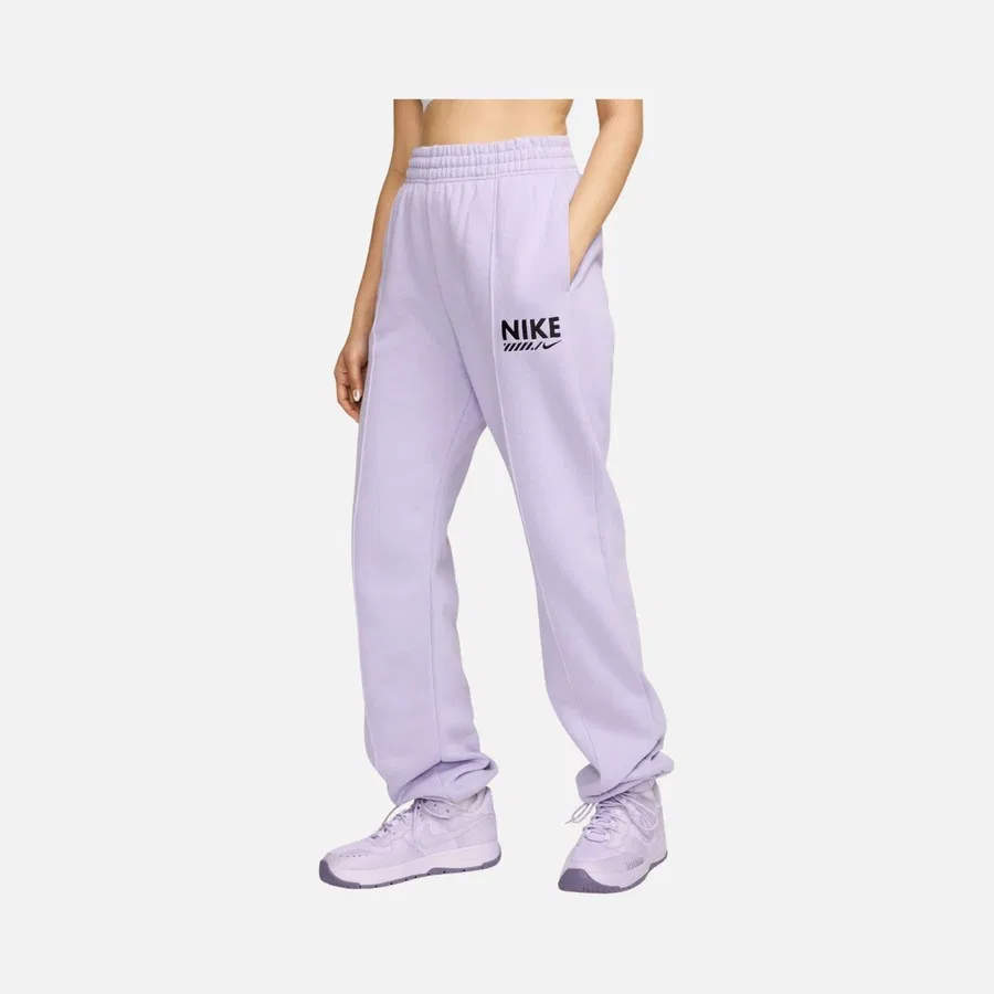 Спортивные штаны с утягивающим поясом Nike Sportswear Gel Fleece FW24, Фиолетовый — фото 3