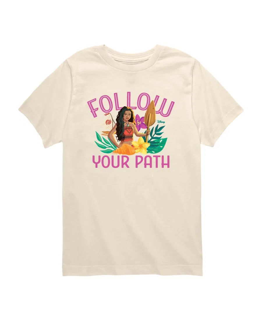 Футболка с коротким рукавом Follow Your Path Moana, Cream
