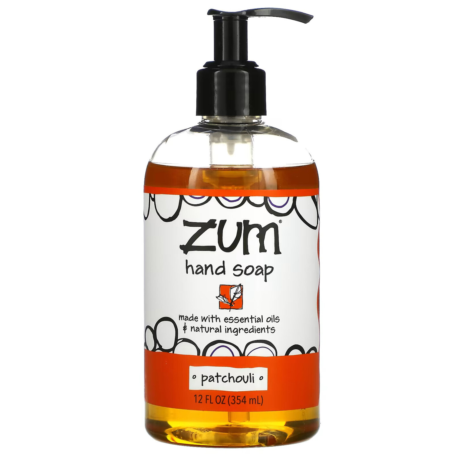 

ZUM, Zum Hand Soap, пачули, 354 мл (12 жидк. Унций)