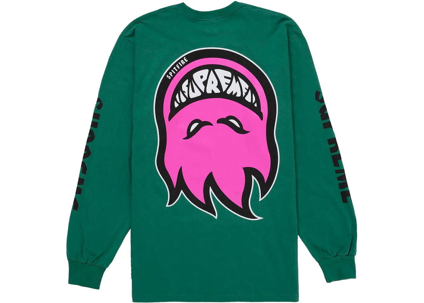 Мужская футболка с длинным рукавом с принтом Tee Supreme, Green