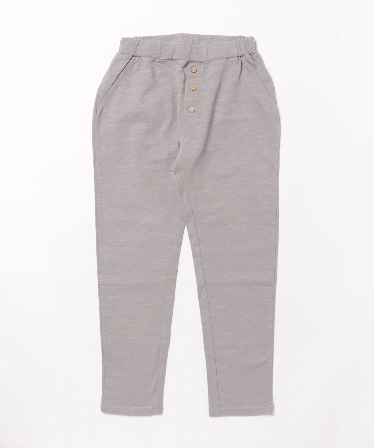 Детские штаны из фактурного трикотажа с пуговицами Rylee + Cru, French Blue
