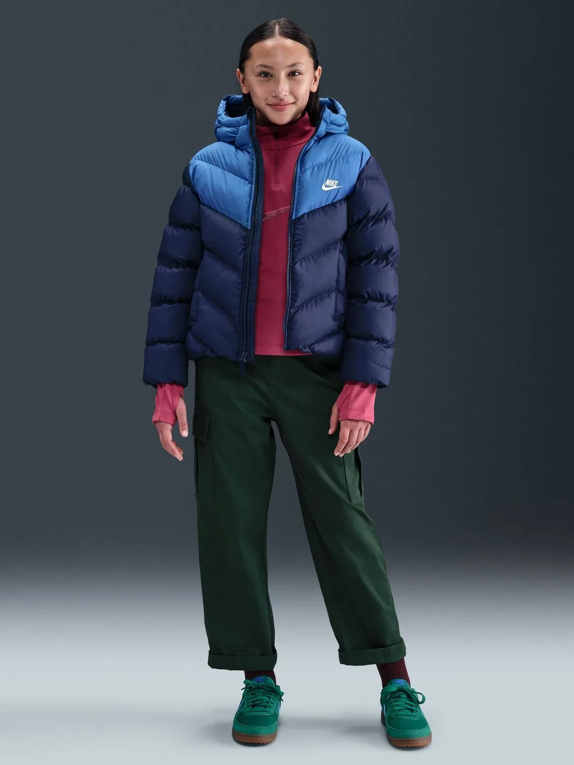 Пуховик Nike Sportswear All Day Play, Midnight Navy