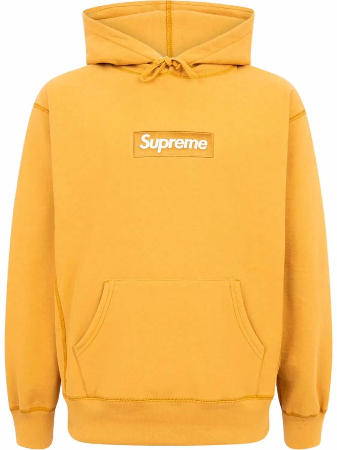 Supreme Худи Box Logo оранжевое