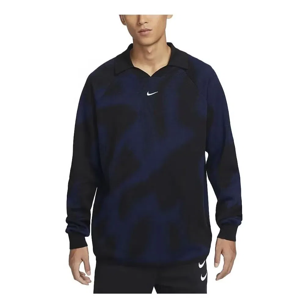 Свитшот с длинным рукавом Culture Knit Nike, темно-синий