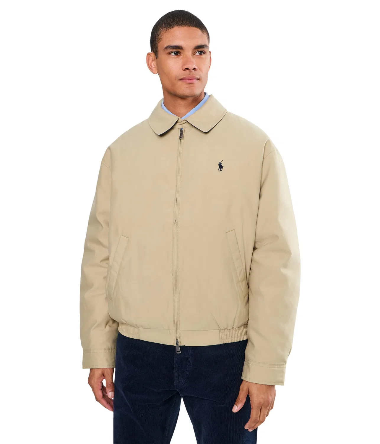 Ветровка из полиэстеровой саржи Polo Ralph Lauren, Khaki Uniform