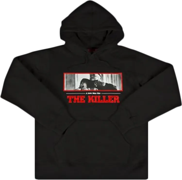 

Толстовка Supreme x The Killer Hooded Sweatshirt 'Black', черный