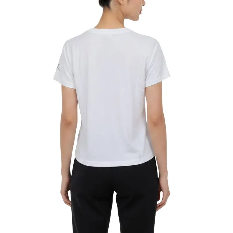 Женская футболка Air Jordan Flight Shorthand Graphic T-Shirts Asia Sizing 'White' Jordan, белый — фото 2