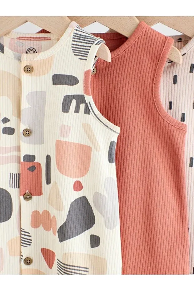 Детский комбинезон-комплект с принтом Next Baby, Multicolor — фото 3