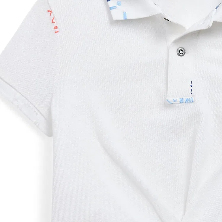 Детская футболка хлопковая Polo Ralph Lauren, White — фото 4