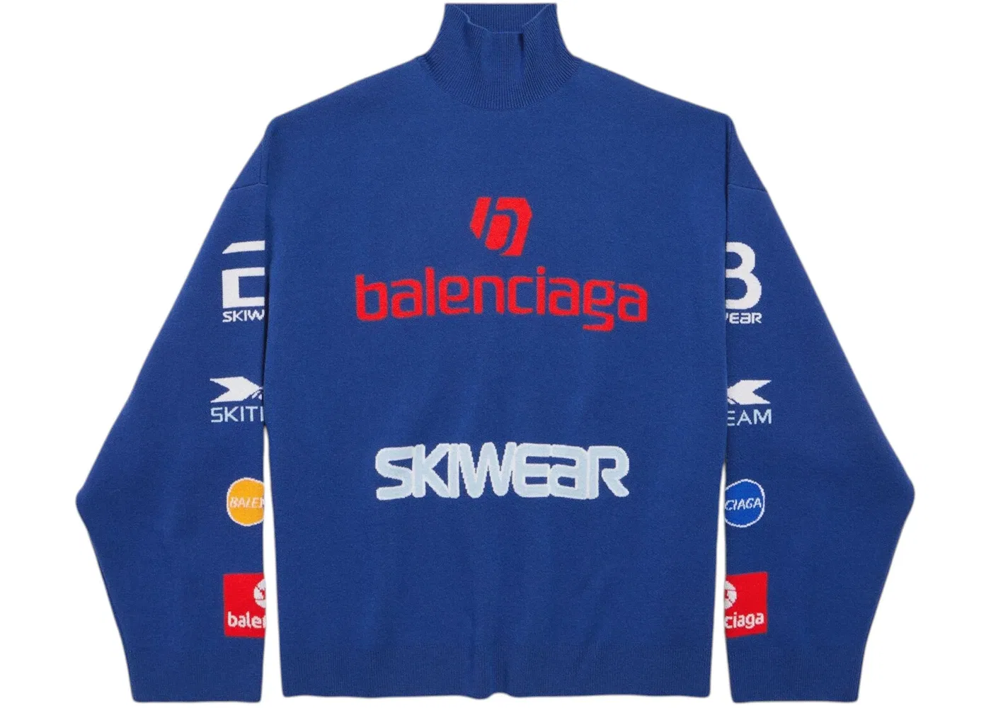 Мужской свитер с длинным рукавом Sponsor Balenciaga, Blue