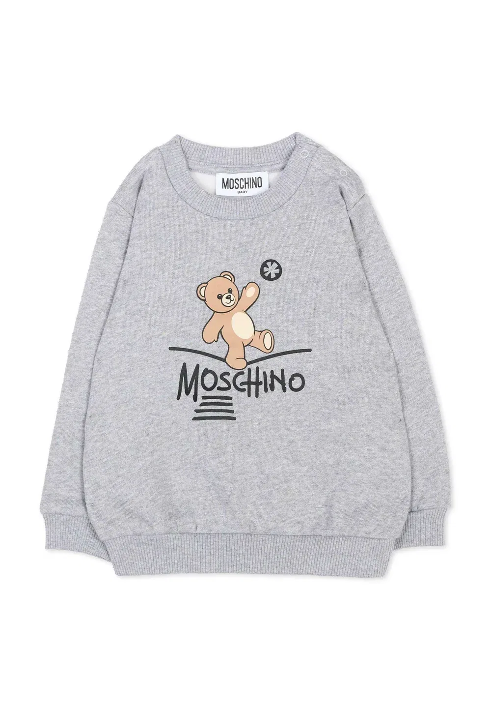 Толстовка Felpa унисекс Moschino, Grey
