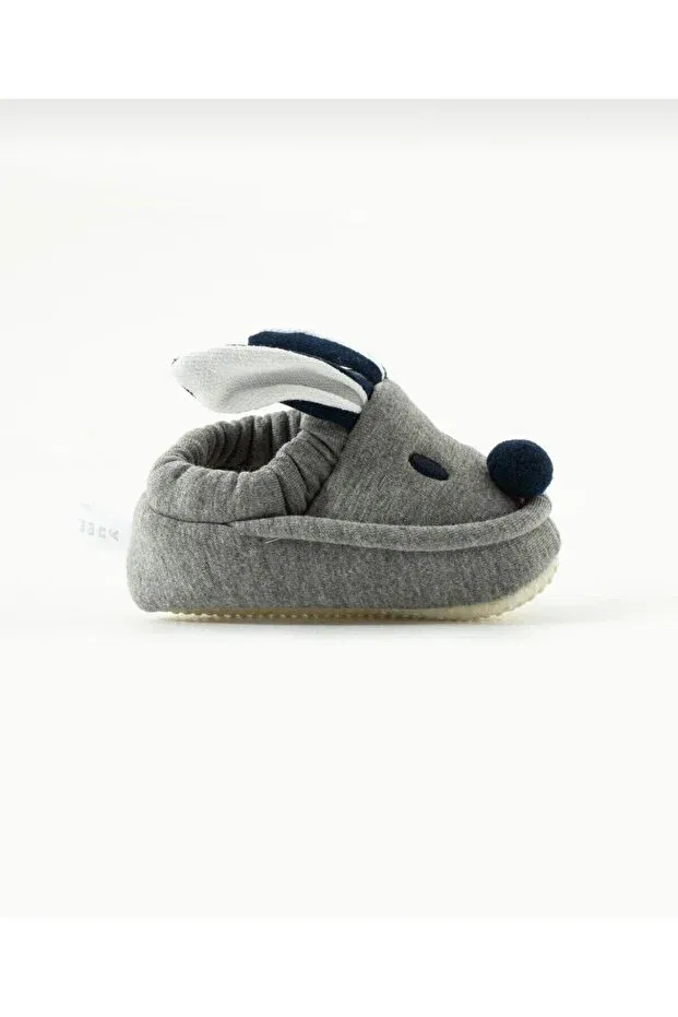 Детские пинетки для новорожденных плюшевые Eflin Çocuk Giyim, Gray — фото 3
