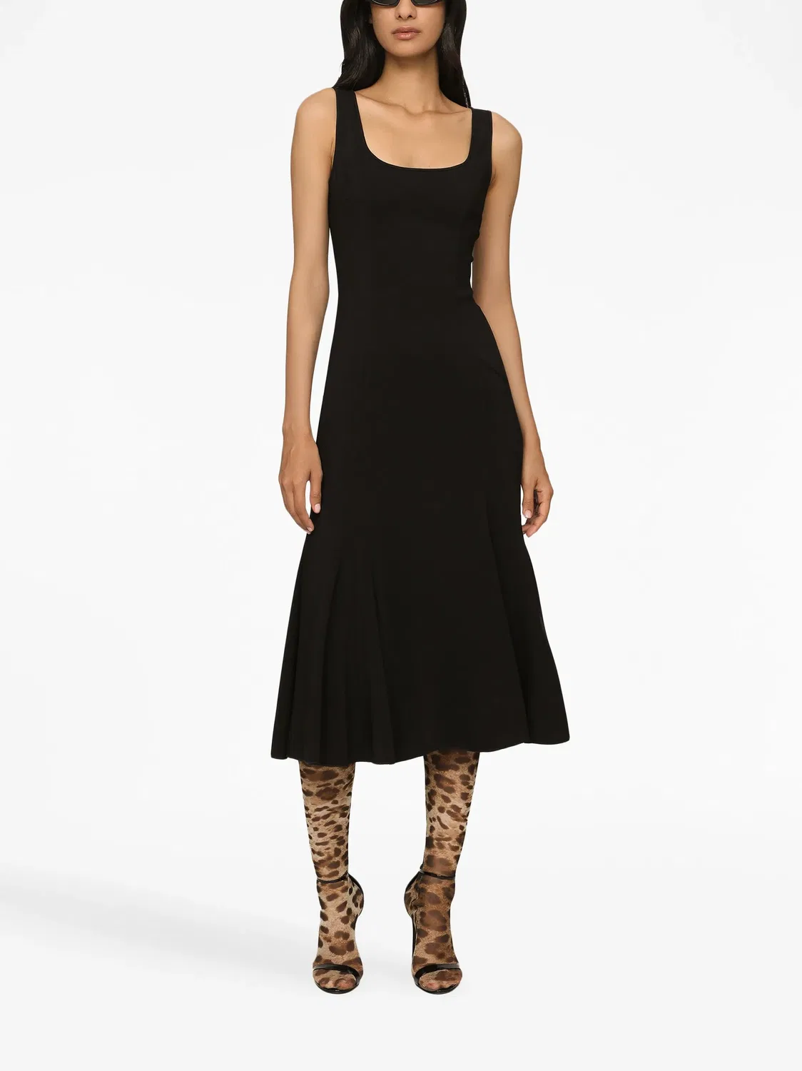 Dolce & Gabbana Платье А-силуэт Черное — фото 3