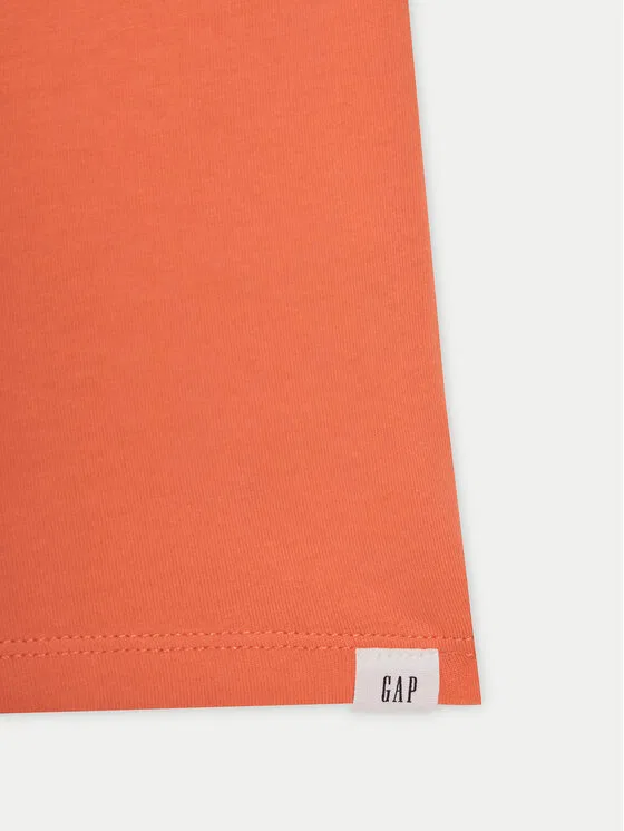 Футболка regular fit Gap, оранжевый — фото 3