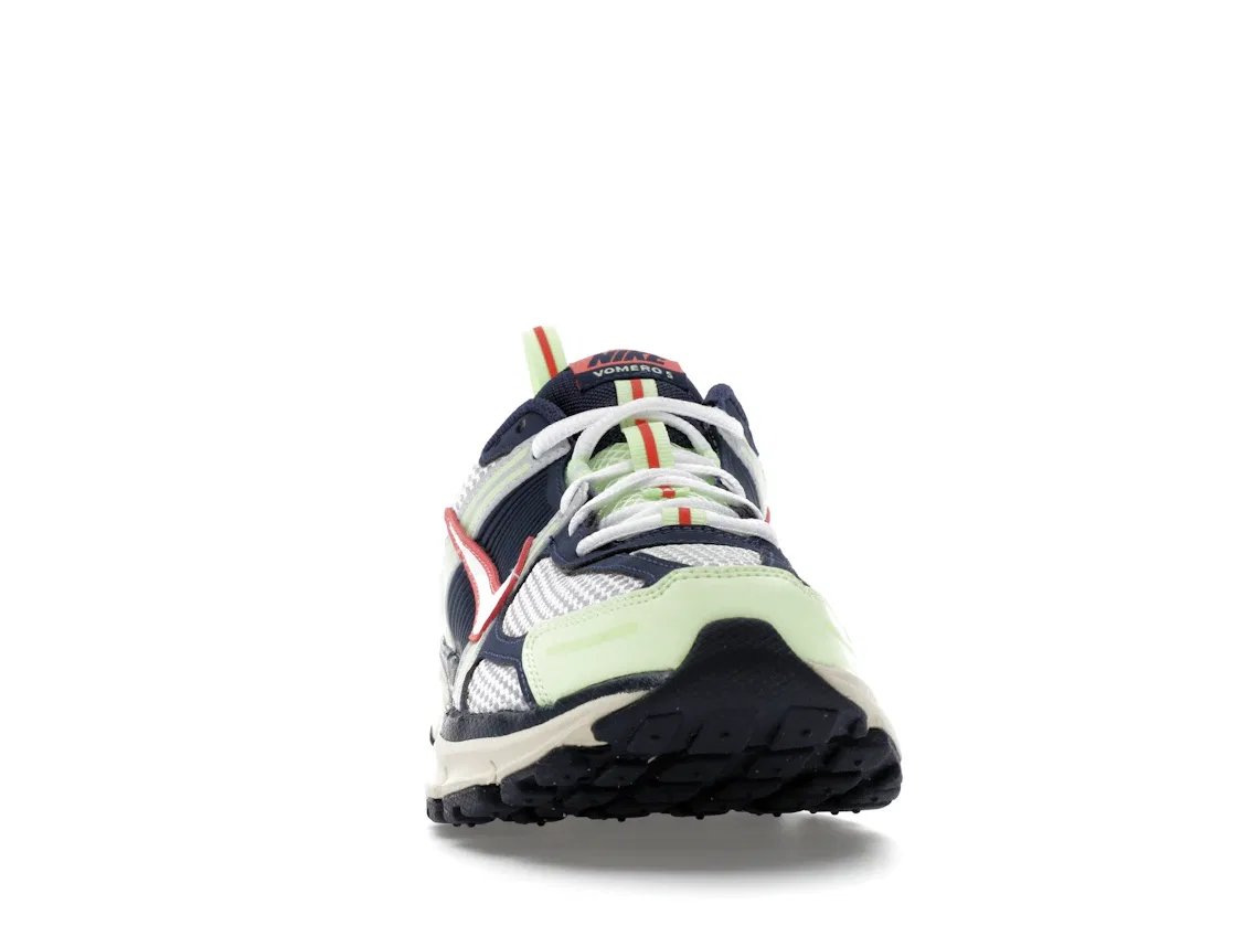 Детские кроссовки Lifestyle Nike Zoom Vomero 5, Barely Volt Midnight Navy Pure Platinum White — фото 2