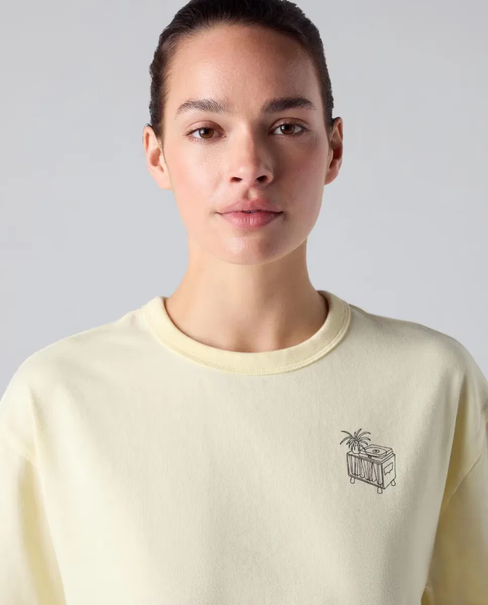 Женская футболка с коротким рукавом, Levi's, желтый — фото 3