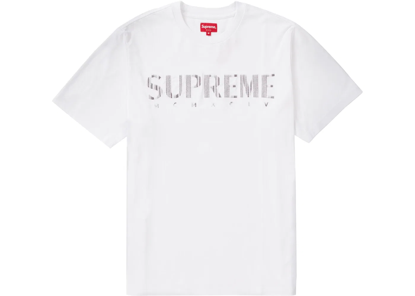 Мужская футболка с градиентным принтом Supreme Tee, White