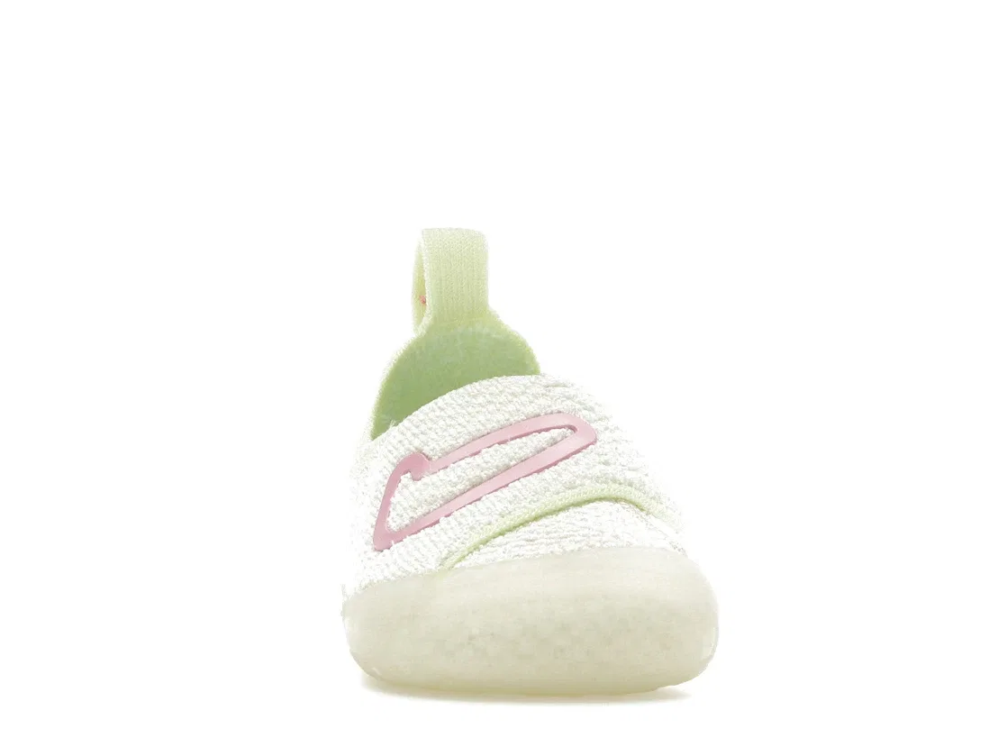 Детские кроссовки для мальчиков и девочек Nike Swoosh 1, Coconut Milk/White/Barely Volt/Pink Rise — фото 2