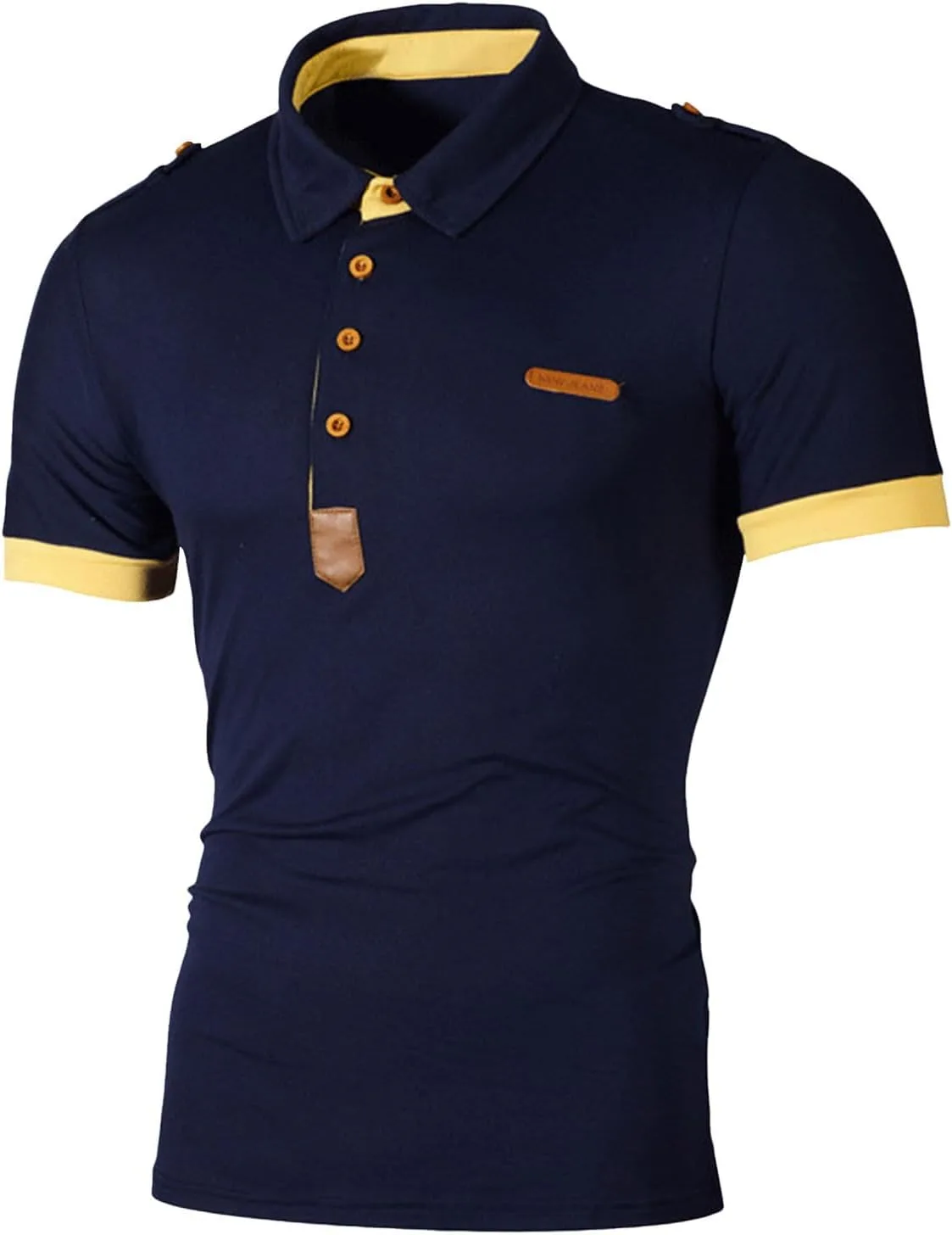 Футболка для мужчин Slim Fit, летняя, с коротким рукавом