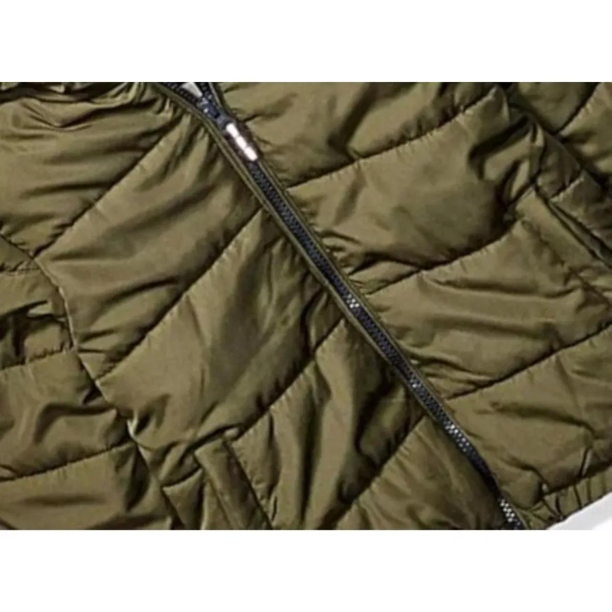 Детское пальто-пуховик утепленное с флисовой подкладкой Heavyweight Faux Shearling Winter Jacket OshKosh B'gosh, Olive Drab — фото 2