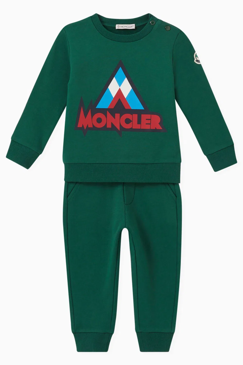 Штаны из футера с логотипом Moncler Enfant — фото 2
