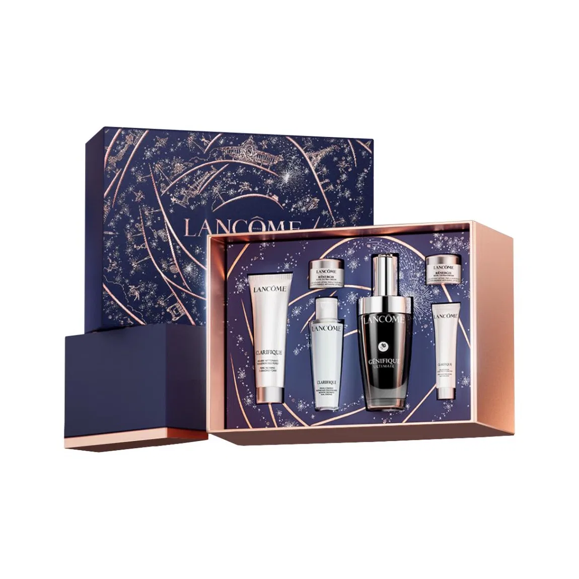 Набор косметики для ухода за кожей с моделью Paris Starry Night, LANCOME, Black