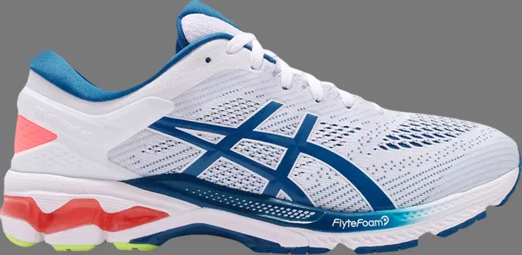 

Кроссовки gel kayano 26 'white lake drive' Asics, белый