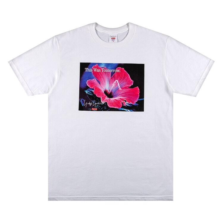 

Футболка Supreme x Yohji Yamamoto This Was Tomorrow Tee 'White', белый